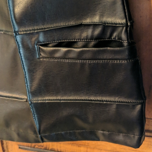 Voice Pleather Jacket EUC - Picture 3 of 3